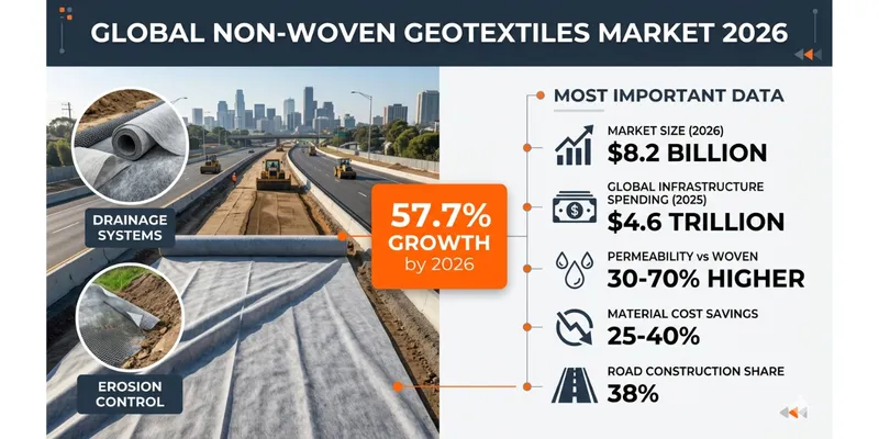 Non-Woven Geotextiles Market 2026: 57.7% Growth, $8.2B Valuation & Future Forecasts